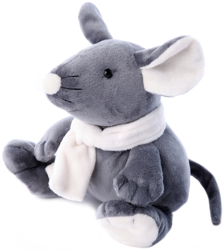 Картинка Мягкая игрушка Мышь 26 см (серая) Lapkin AT365276 4627093652761 фото 2