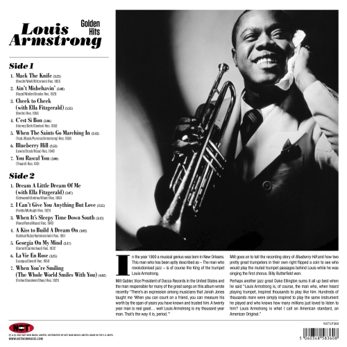 Картинка Louis Armstrong Golden Hits Red Vinyl (LP) NotNowMusic 401919 5060348583608 фото 4