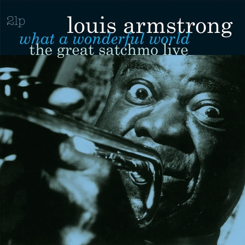 Картинка Louis Armstrong What A Wonderful World The Great Satchmo Live Blueberry Vinyl (2LP) Vinyl Passion Music 402048 8719039006465