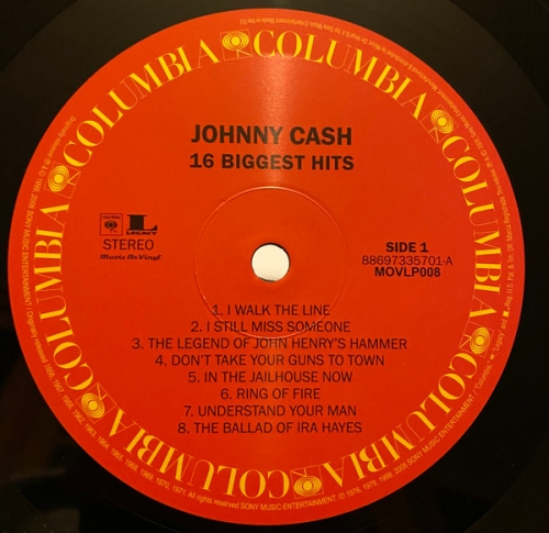 Картинка Johnny Cash 16 Biggest Hits (LP) MusicOnVinyl 401665 8869733570196 фото 5
