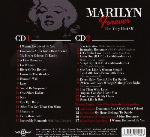 Картинка Marilyn Monroe Marylin Forever The Very Best Of (2CD) Wagram Music 402137 3596972574023 фото 2