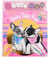 Картинка Альбом для творчества TOPModel Deko Tape Fun Топ модель Декорирование со штампами и цветным скотчем 0410734/0010734 4010070420598