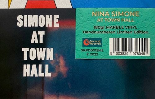 Картинка Nina Simone At Town Hall Blue Marble Vinyl (LP) Second records 401742 9003829978049 фото 7