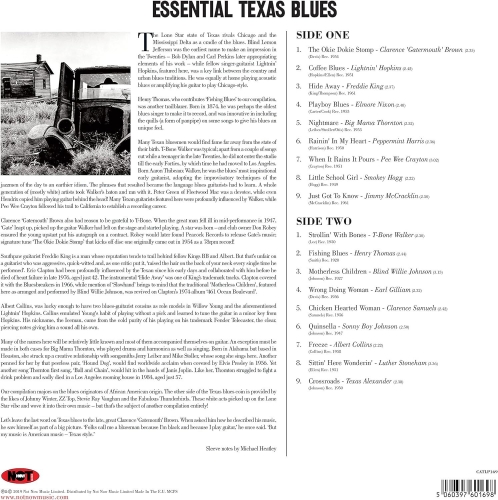 Картинка Essential Texas Blues Various Artists (LP) NotNowMusic 398219 5060397601698 фото 2