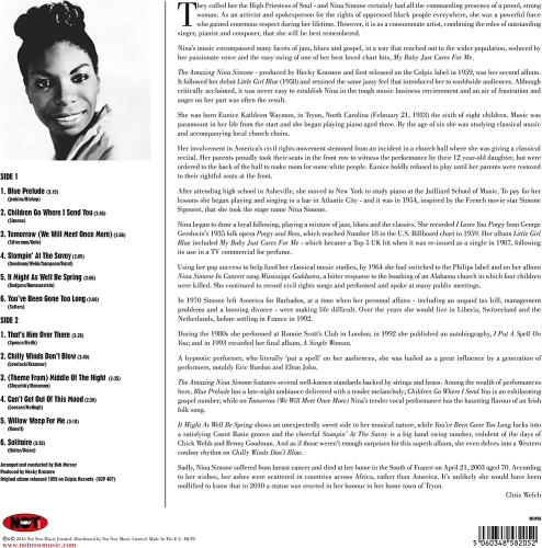 Картинка Nina Simone The Amazing Nina Simone Оранжевый винил (LP) Not Now Music 399449 5060348582052 фото 3