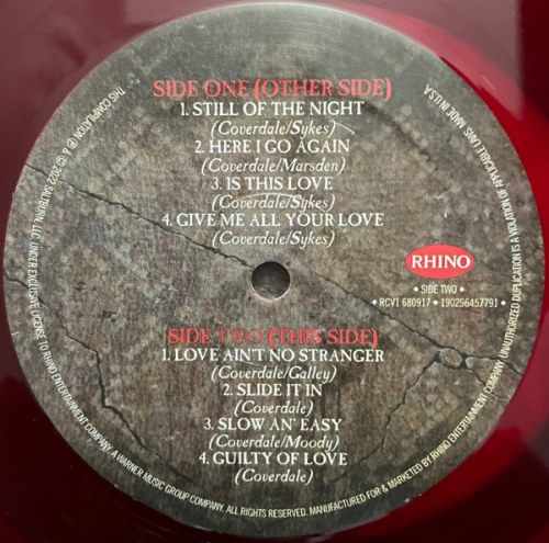 Картинка Whitesnake Greatest Hits Red Vinyl (2LP) Warner Music 401600 190296457791 фото 7