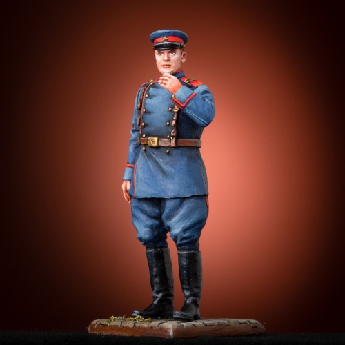 Картинка Оловянная миниатюра Младший сержант милиции в мундире образца 1947 года Балтийская коллекция солдатиков Пр-48-01 2424680008589 фото 2