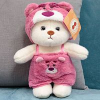 Картинка Мягкая игрушка Мишка в пижаме с медведем Лотсо 40 см ТО-МА-ТО DL504017604BUR 4660185253248