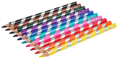 Картинка Набор красивых цветных карандашей для рисования и раскрашивания Miss Melody 10 цветов Мисс Мелоди для девочек 047461/007461 4010070418533 фото 4