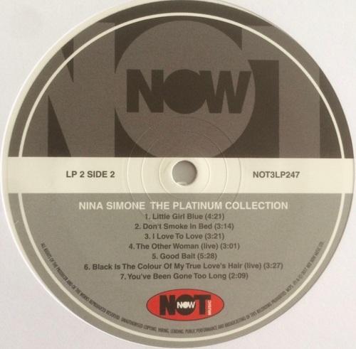 Картинка Nina Simone The Platinum Collection White Vinyl (3LP) NotNowMusic 395369 5060403742476 фото 8