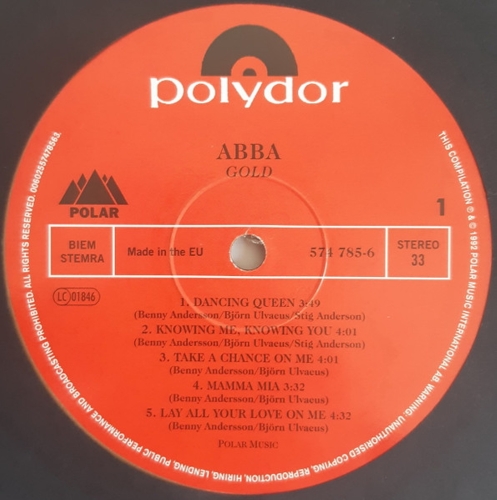 Картинка ABBA Gold Greatest hits Gold Vinyl (2LP) Universal Music 393765 602577629211 фото 10