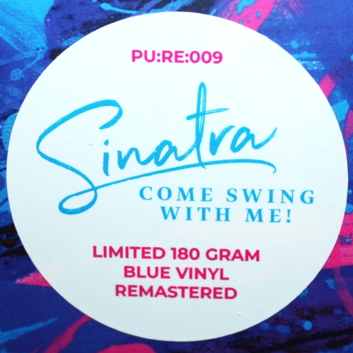 Картинка Frank Sinatra Come Swing With Me! Blue Vinyl (LP) Warner Music Russia 401679 4601620108730 фото 4