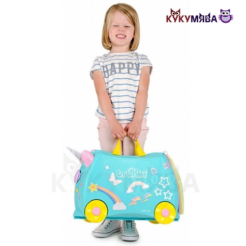 Картинка Детский чемодан Единорог Уна на колесиках Trunki 0287-GB01 5055192202874 фото 8