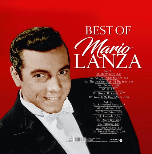 Картинка Mario Lanza Best Of Mario Lanza (LP) ZYX Music 397752 090204697755 фото 3