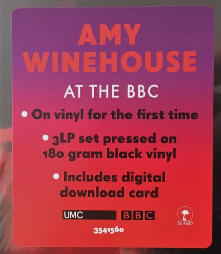 Картинка Amy Winehouse At The BBС (3LP) Universal Music 401602 602435415604 фото 3