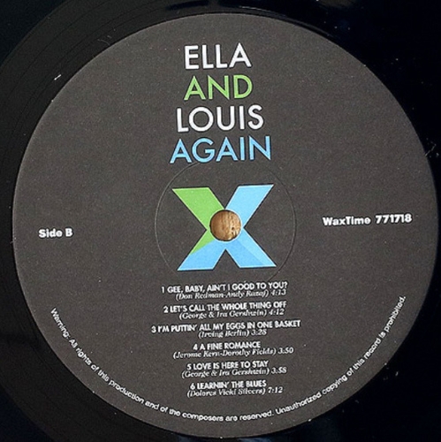 Картинка Ella Fitzgerald & Louis Armstrong Ella and Louis Again (LP) WaxTime Music 402060 8436028698929 фото 7