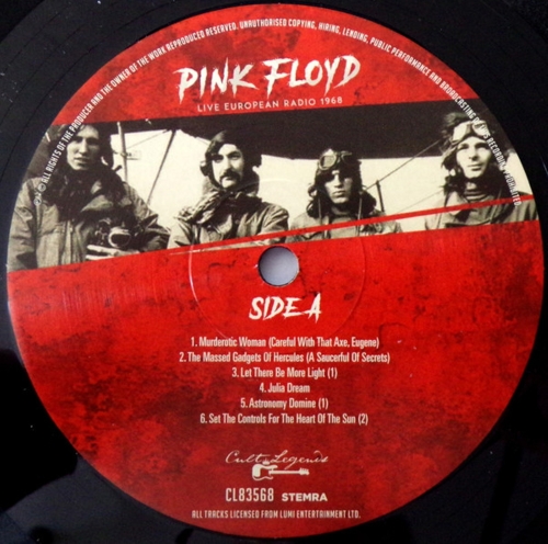 Картинка Pink Floyd Live European Radio 1968 (LP) Cult Legends Music 402037 8717662583568 фото 4