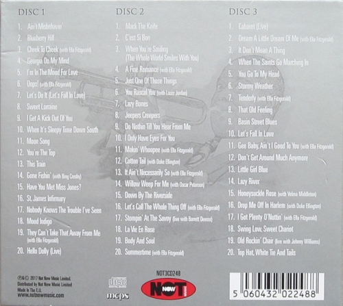 Картинка Louis Armstrong Platinum Collection 60 Classic Songs (3CD) NotNowMusic 396865 5060432022488 фото 4