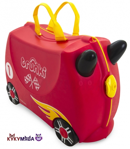 Картинка Детский чемодан Гоночная машинка Рокко Trunki 0321-GB01 5055192203215 фото 2