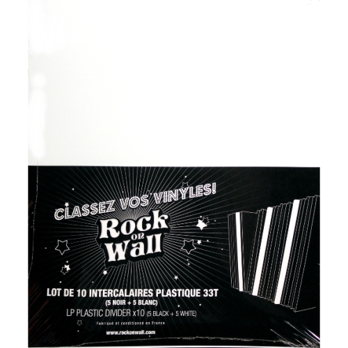 Картинка Разделители Для Виниловых Пластинок Пластиковые Classez Vos Vinyles Rock On Wall 398581 3760155850574 фото 2