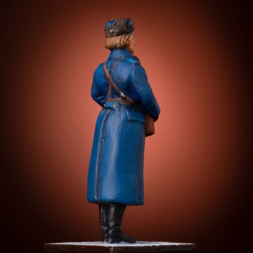 Картинка Оловянная миниатюра Капитан милиции в зимней форме одежды образца 1965 года Балтийская коллекция солдатиков ПР-53-01 2424680007186 фото 4