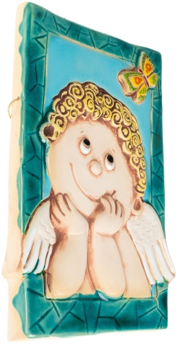 Картинка Панно Ангел с бабочкой декоративное авторской ручной работы КМ Ариадна КМА-ПД-25 2424680005496 фото 2