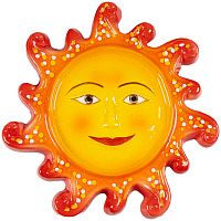 Картинка Панно декоративное Солнце керамическое авторской ручной работы КМ Ариадна КМА-ПД-70 2424680008060