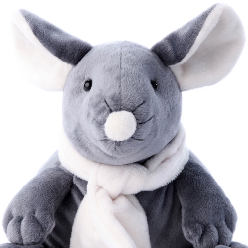 Картинка Мягкая игрушка Мышь 26 см (серая) Lapkin AT365276 4627093652761 фото 6