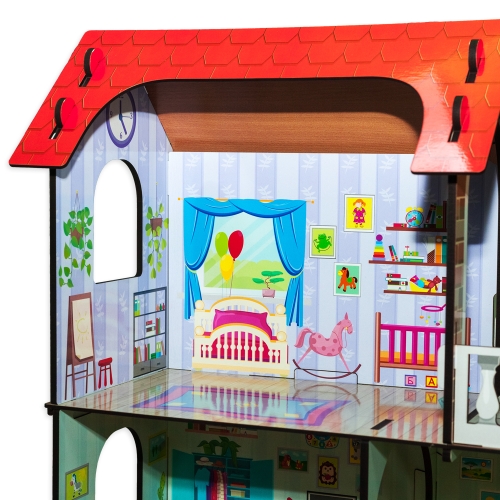 Картинка Кукольный домик Венеция деревянный для девочек (Алатойс) Alatoys КД02 4660181751144 фото 2