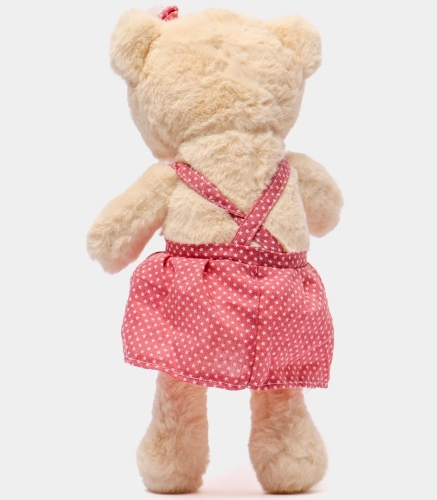 Картинка Мягкая игрушка Медведь 40 см в красно-розовом сарафане ТО-МА-ТО DL404012102R 4610136044852 фото 8