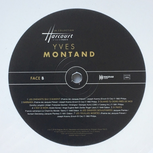 Картинка Yves Montand La Collection Harcourt White Vinyl (LP) Wagram Music 402134 3596973560261 фото 6