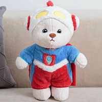 Картинка Мягкая игрушка Мишка в пижаме супергероя 40 см ТО-МА-ТО DL604018508W 4660185252807
