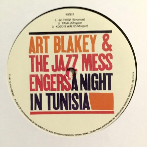 Картинка Art Blakey and The Jazz Messengers A Night In Tunisia Clear Vinyl (LP) Ermitage 401390 8032979642204 фото 4