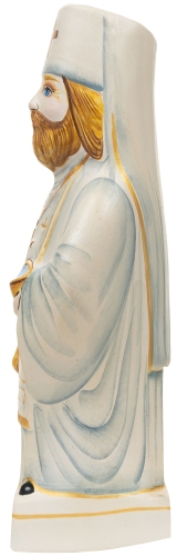 Картинка Фигурка декоративная Священник в белом керамический авторской ручной работы КМ Ариадна КМА-ФД-37 2424680006554 фото 3
