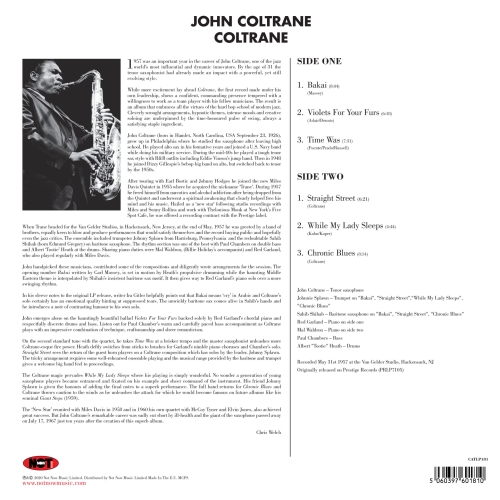 Картинка John Coltrane Coltrane Mono (LP) NotNowMusic 398528 5060397601810 фото 2