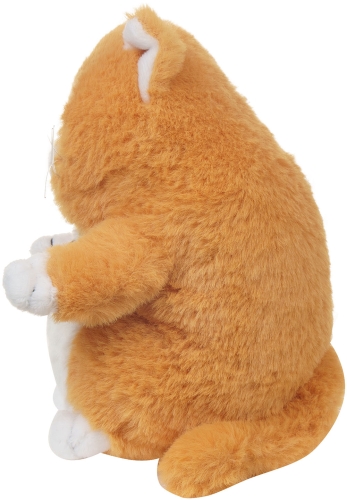 Картинка Игрушка мягкая Толстый кот 16 см (рыжий) Lapkin AT365267 4627093652679 фото 4