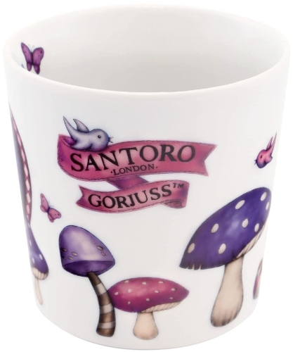Картинка Кружка керамическая 330 мл Gorjuss Wonderland Through The Looking Glass Cheshire Cat Санторо для девочек Santoro London SL933GJ14 2038254050807 фото 2