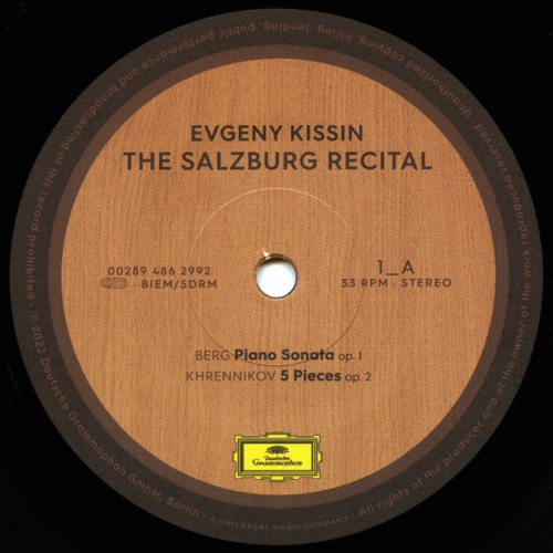Картинка Evgeny Kissin The Salzburg Recital (2LP) Deutsche Grammophon Music 402112 028948629916 фото 6