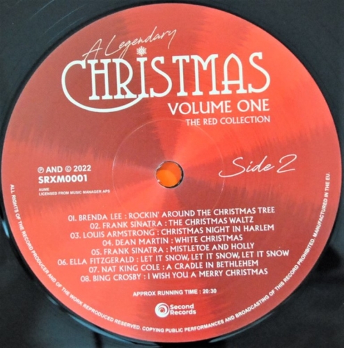 Картинка A Legendary Christmas Vol 1 The Red Collection (Black Vinyl) (LP) Second Records 401528 9003829988062 фото 4