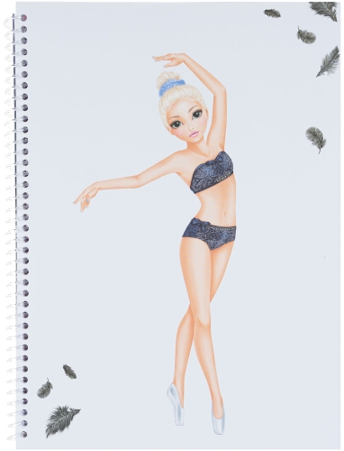 Картинка Альбом для творчества и рисования с наклейками TOPModel Create Your Ballerina Балерина Топ Модель балет раскраска для девочек 0411568 4010070586317 фото 5