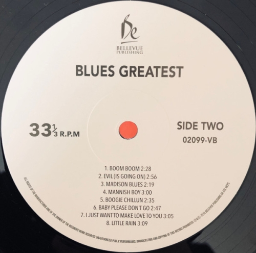 Картинка Blues Greatest Various Artists (LP) Bellevue 399207 5711053020994 фото 4