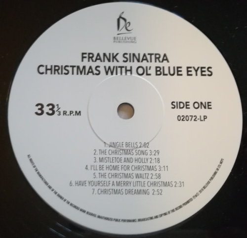 Картинка Frank Sinatra Christmas With Ol' Blue Eyes (LP) Bellevue (Marathon) 401799 5711053020727 фото 4