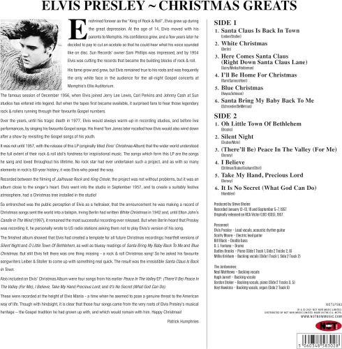 Картинка Elvis Presley Elvis Christmas Greats Red Vinyl (LP) NotNowMusic 401904 5060348583028 фото 3