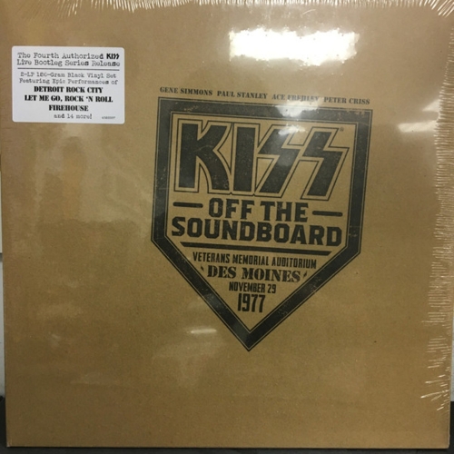 Картинка Kiss Off The Soundboard Veterans Memorial Auditorium Des Moines November 1977 Black Vinyl (2LP) Universal Music 401969 602445825578 фото 3