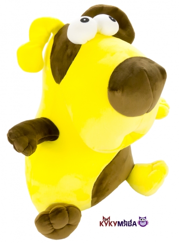 Картинка Антистрессовая игрушка Пучеглаз Собака 40*28 см Штучки, к которым тянутся ручки 14аси57ив 4660003726824 фото 2