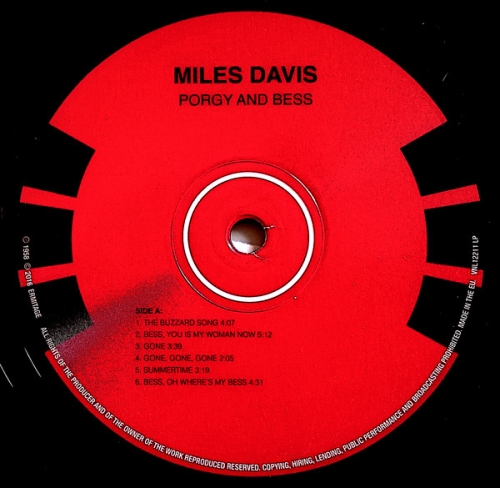 Картинка Miles Davis Porgy And Bess Clear Vinyl (LP) Ermitage 401399 8032979642112 фото 2