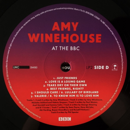Картинка Amy Winehouse At The BBС (3LP) Universal Music 401602 602435415604 фото 7