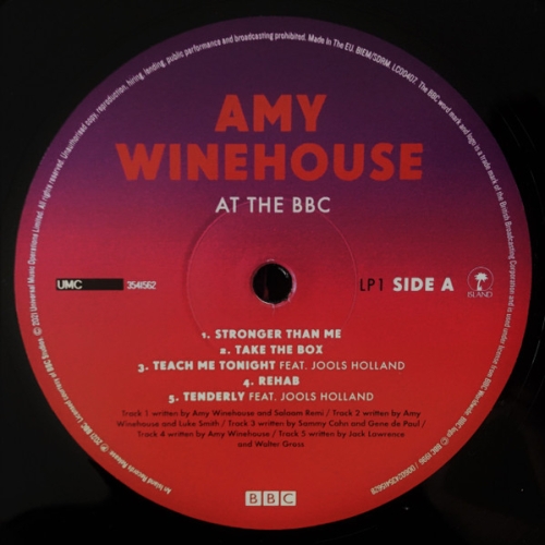 Картинка Amy Winehouse At The BBС (3LP) Universal Music 401602 602435415604 фото 10