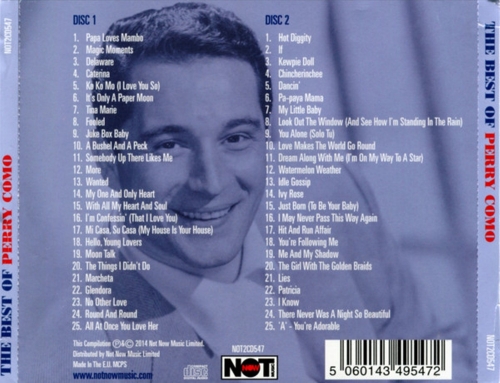 Картинка Perry Como The Best Of Perry Como (2CD) NotNowMusic 398661 5060143495472 фото 2