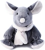 Картинка Мягкая игрушка Мышь 26 см (серая) Lapkin AT365276 4627093652761